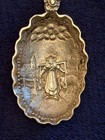 Antique German Silver 800 Figural Serving Spoon  21gr 