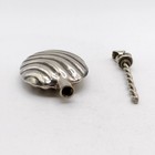 Mexico Sterling Silver Perfume Smelling Salt Ashes Bottle Charm Pendant Vintage