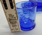 Vtg-margery Daw Cobalt Blue Childs Nursery Rhyme Depression Plate  Mug  bowl Set