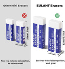 Pencil Erasers 10 Pieces  White 2b Rubbers Erasers For Schools Office Kids Adult
