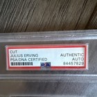 Julius Erving Signed Cut Signature Auto Psa dna Certified Authentic