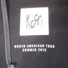 Korn North American Tour Summer 2019 Black Pullover Hoodie Sweatshirt Medium