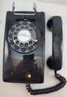 Vintage Western Electric Rotary Dial 554 Wall Phone Black Untested 
