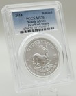 2018 South Africa Silver Krugerrand 1 Oz Fine Silver Pcgs Ms70