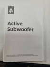 Andeman As-1 Pro Active Subwoofer Car Audio Bass System Slim Underseat Enclosure