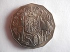 1971 Australia 50 Cents - High Quality Coin - Free Shipping - Australia Bin  c