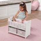 Baby Doll Crib Bed W storage Baskets Bedding Fit Up To 20  Girls Christmas Gift