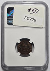 1920 Canada Small Cent  1c  Ngc Ms 63 Bn Certified Coin