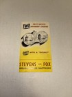 Vintage Savage Steven   s  311 530 Fox B Shotgun Advertising Brochure Pamphlet