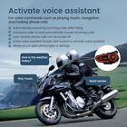 2x Motorcycle Helmet Intercom Bt5 2 Headset 2 Riders Interphone Headphone New