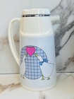 Vintage 1980s Blue Ribbon Goose Thermal Coffee Carafe Warmer Retro Kitchen