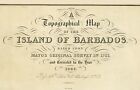 1846 Map Of The Island Of Barbados
