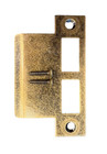 4-7 8    Antique Style Door Strike Plate keeper striker Mortise  Brass  Extended