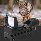 Tactical Holographic Reflex Red Green Dot Sight 4 Type Reticle For 20mm Rails