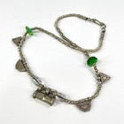 Ethiopian Telsum Pendant And Green Vaseline Necklace