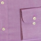 Polo Ralph Lauren Mens Dress Shirt 15-32 33 Purple Solid Cotton Slim Fit Long