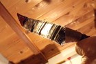 Triple Flow Obsidian Fantasy Knife African Handle Flint Knapping Coa