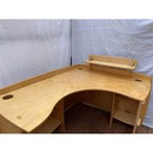 Scandinavian Reversable L Shaped Desk - No Hardware Needed Knockdown Heirloom