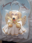 Golden Retriever Rainbow Bridge Memory Ornament Fur Baby Dog Puppy Angel Wings