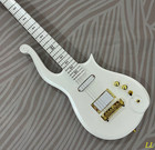 White Prince Cloud Electric Guitar Gold Hardware 6 Strings Arrow Inlay