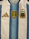 Adidas Argentina Authentic Home Jersey 2026 - Blue white black