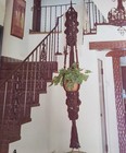 Suspended Elegance Macrame Instructions 10 Plant Hangers 1975 Pattern Book Boho