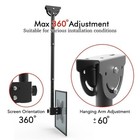 Full Motion Ceiling Tv Wall Mount Bracket For 20 26 32 36 40 42 46 50 55 Led Lcd