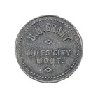 Miles City  Mt Trade Token  B h  Grant Gf 25   In Trade Tc-52354