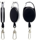 Fly Fishing Zinger Retractor For Anglers Vest  360 Rotation Buckle  Pack Of 2-6