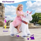 Ponycycle Ride On Unicorn Horse Mechanical Rocking Pony For Kids 4-7 Ux404 Toy