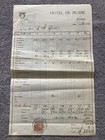 1926 Hotel De Russie Hotel Stay Bill Rome Italy With Revenue Stamp   Hotel Ads