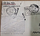 Canada Cover 1929  air Mail Cachet  first Flight Winsor To Hamilton General Deli