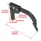 For Atv Utv Hitch Mounted Ripper Middle Buster Plow 18  Shank With 2  Receiver