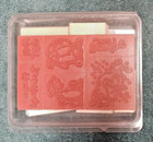Vintage Stampin Up   Dogs Ruff Day Stamp Set 6 Pc Retired Set 2005