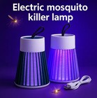 Portable Electric Mosquito Killer Lamp Led Light Trap Fly Bug Insect Zapper Lamp