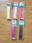 Lot Of 5 Yli Silk Embroidery Ribbon - 5 Yards each 4 Mm Pinks Yellow