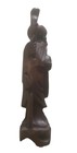 Antique Master Carving Chinese Oriental Carved Wood Deity Figurine 8   