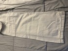 Bershka Women s White Cargo Jeans Us 6  Wide Leg Mid Rise Black Outline Pockets