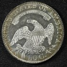 1829 50c Capped Bust Half Dollar - Free Shipping Usa