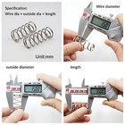 10pcs Wire Dia 0 3 0 4 0 5mm Od 3mm-10mm Small Springs Compression Spring Steel