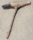 New Guinea Papua Stone Axe Reed Bound Stone Ceremonial Souvenir   Oceania