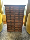 Antique 24 Drawer Cigar Cabinet     Circa 1890   1910    extremely Rare-complete
