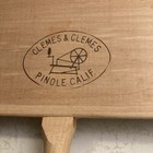 Set Of 2  New  Clemes   Clemes Wool Carding Brush Pair Paddles  Wood Tool Sheep