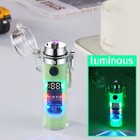 Usb Rechargeable Waterproof Electric Lighter Dual Arc Plasma Flameless Windproof