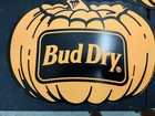 Vintage 1990 Bud Light - Bud Dry Halloween Displays Pumpkins - Bat  3 Pieces New