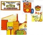 Fisher-price Sesame Street Clubhouse 937 Little People Replacement Lithos Decals