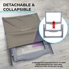 5x Led Page Magnifier With Detachable Handsfree Stand For Reading Fine Print