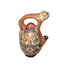 Antique Peruvian Terracotta Carafe  Pre-columbian Craftsmanship  Inca 