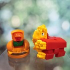 Vintage Mcdonald s 1990 Changeable Fries Burger Robot Mini Figure Lot Of 2 Toy