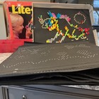 Vintage 1994 Lite Light Brite Bright Toy In Box W  Pegs   8 Unused Papers Works